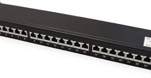 UTP Cat6 Patch Panel / 24-Port / Kuwes